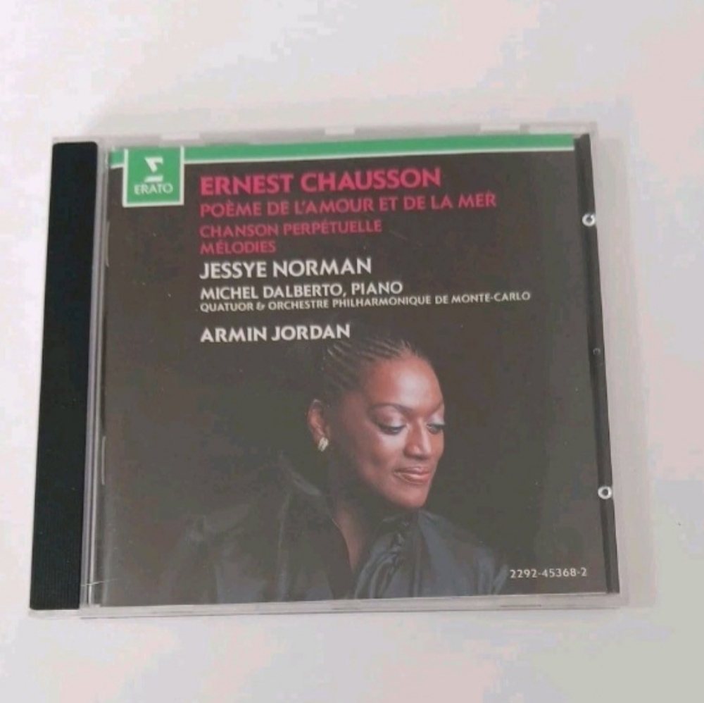 Chausson: Poème de l'Amour CD Jessye Norman Jordan Erato 2292-45368-2 Germany